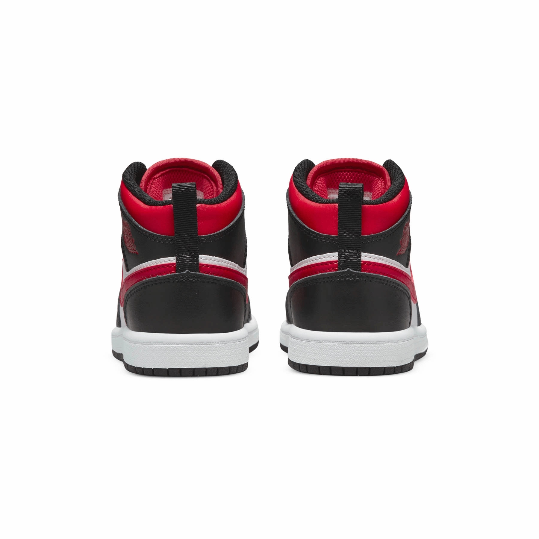 Air Jordan 1 Mid PS 'Black Fire Red' Air Jordan 1 vintage style sneakers