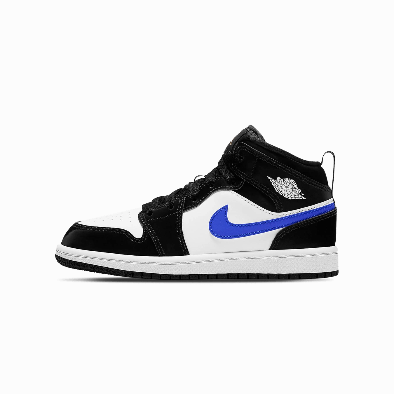 Air Jordan 1 Mid PS 'Black Racer Blue' Air Jordan 1 sneakers with heritage court style