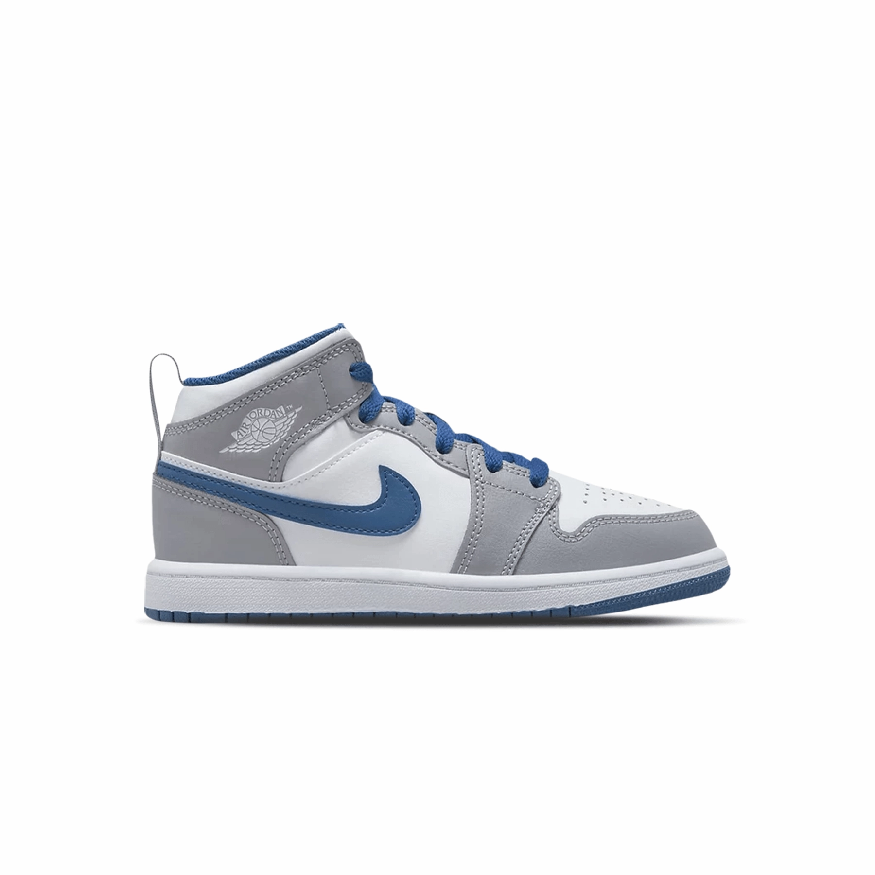 Air Jordan 1 Mid PS 'Cement True Blue' Air Jordan 1 vintage style sneakers