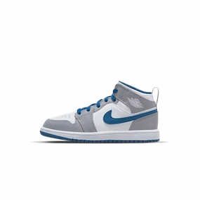 Air Jordan 1 Mid PS 'Cement True Blue' Air Jordan 1 timeless sneakers for Jordan fans