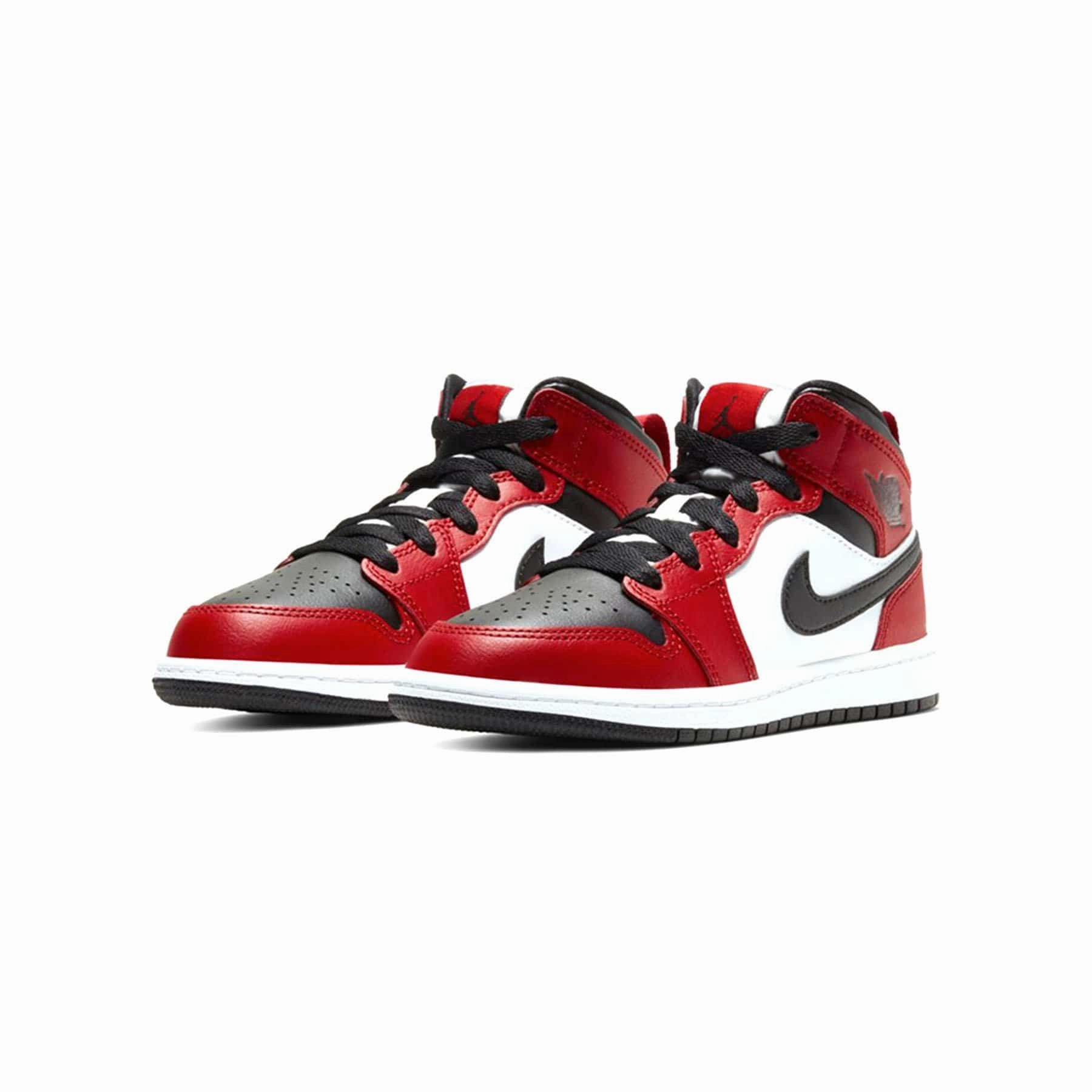 Air Jordan 1 Mid PS 'Chicago Black Toe' Air Jordan 1 vintage style sneakers