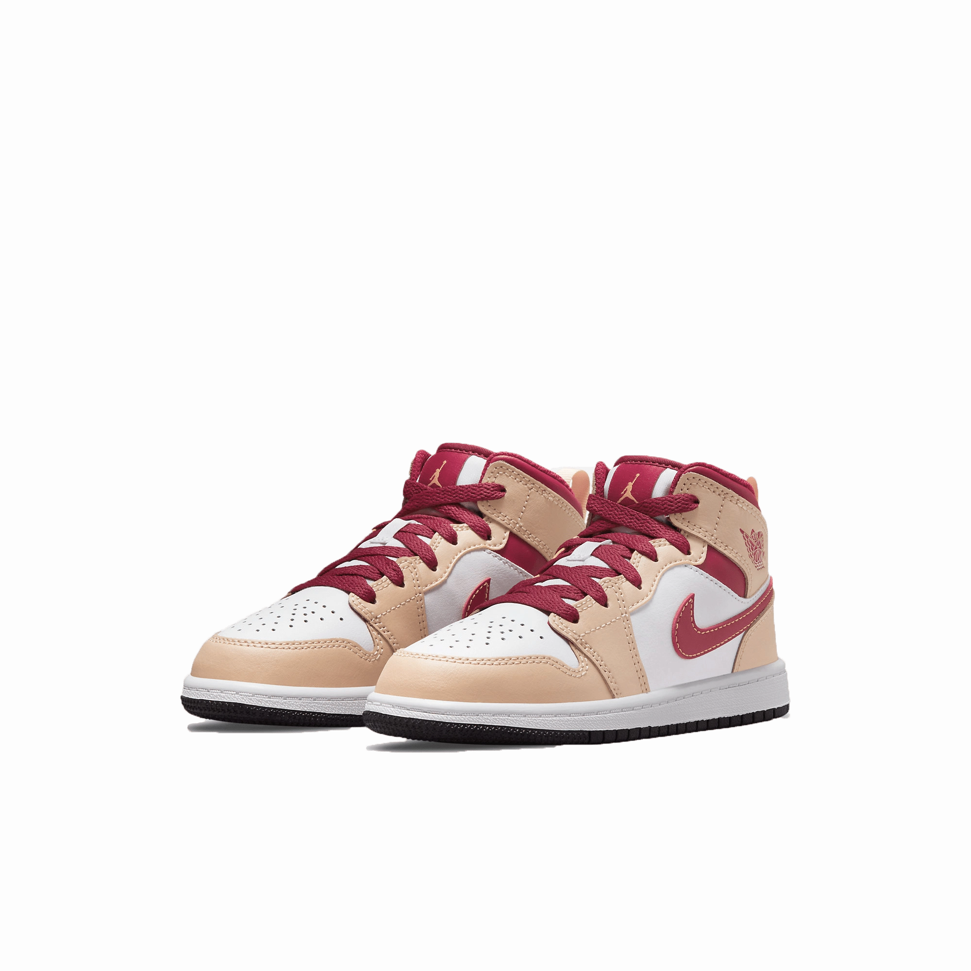 Air Jordan 1 Mid PS 'Light Curry Cardinal Red' Air Jordan 1 Mid streetwear shoes