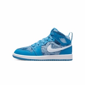 Air Jordan 1 Mid PS 'Washed Denim' Air Jordan 1 sneakers with heritage court style