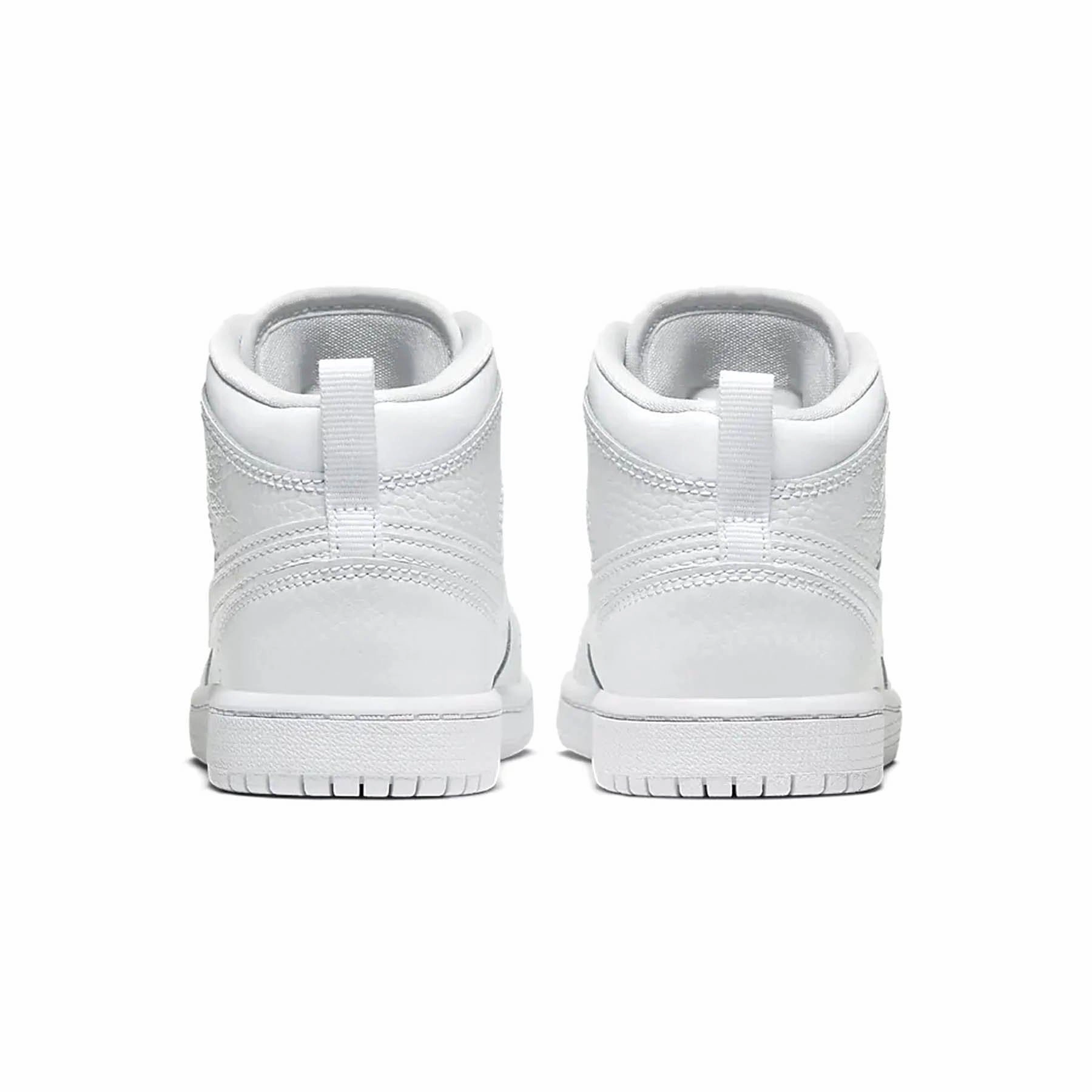 Air Jordan 1 Mid PS Triple White Air Jordan 1 vintage style sneakers