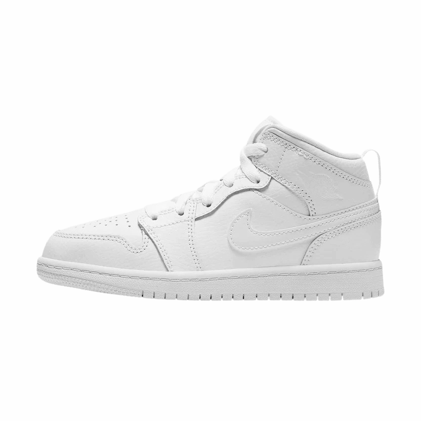 Air Jordan 1 Mid PS Triple White Air Jordan 1 timeless sneakers for Jordan fans