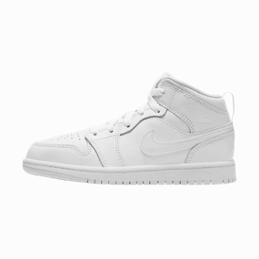 Air Jordan 1 Mid PS Triple White Air Jordan 1 timeless sneakers for Jordan fans