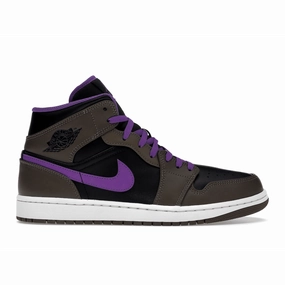 Air Jordan 1 Mid Purple Mocha Air Jordan 1 Mid sneakers with bold retro vibes