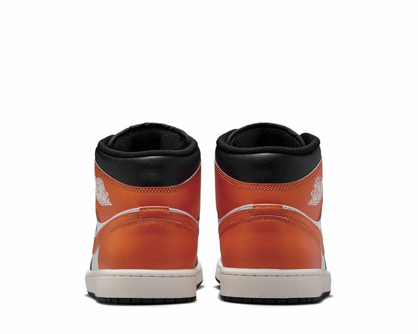 Air Jordan 1 Mid "Starfish" Vintage leather court sneakers