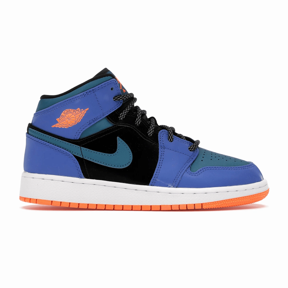 Air Jordan 1 Mid Racer Blue Green Abyss Air Jordan 1 Mid sneakers with bold retro vibes