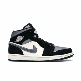 Air Jordan 1 Mid Satin Gray Toe Air Jordan 1 Mid sneakers with bold retro vibes