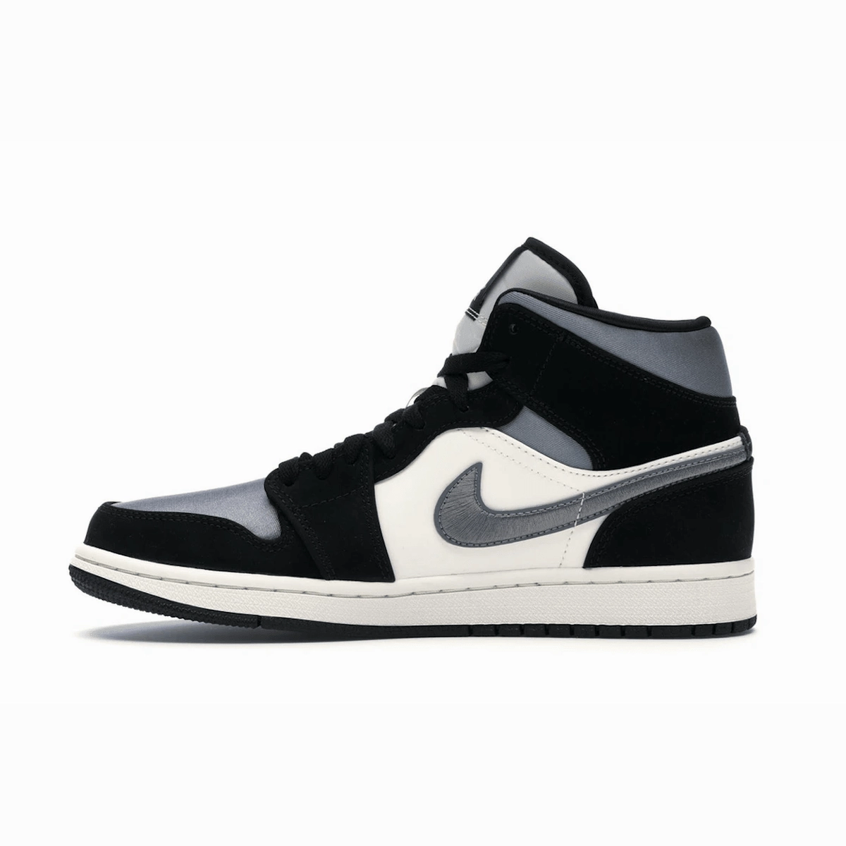 Air Jordan 1 Mid Satin Gray Toe Air Jordan 1 Mid retro sneakers