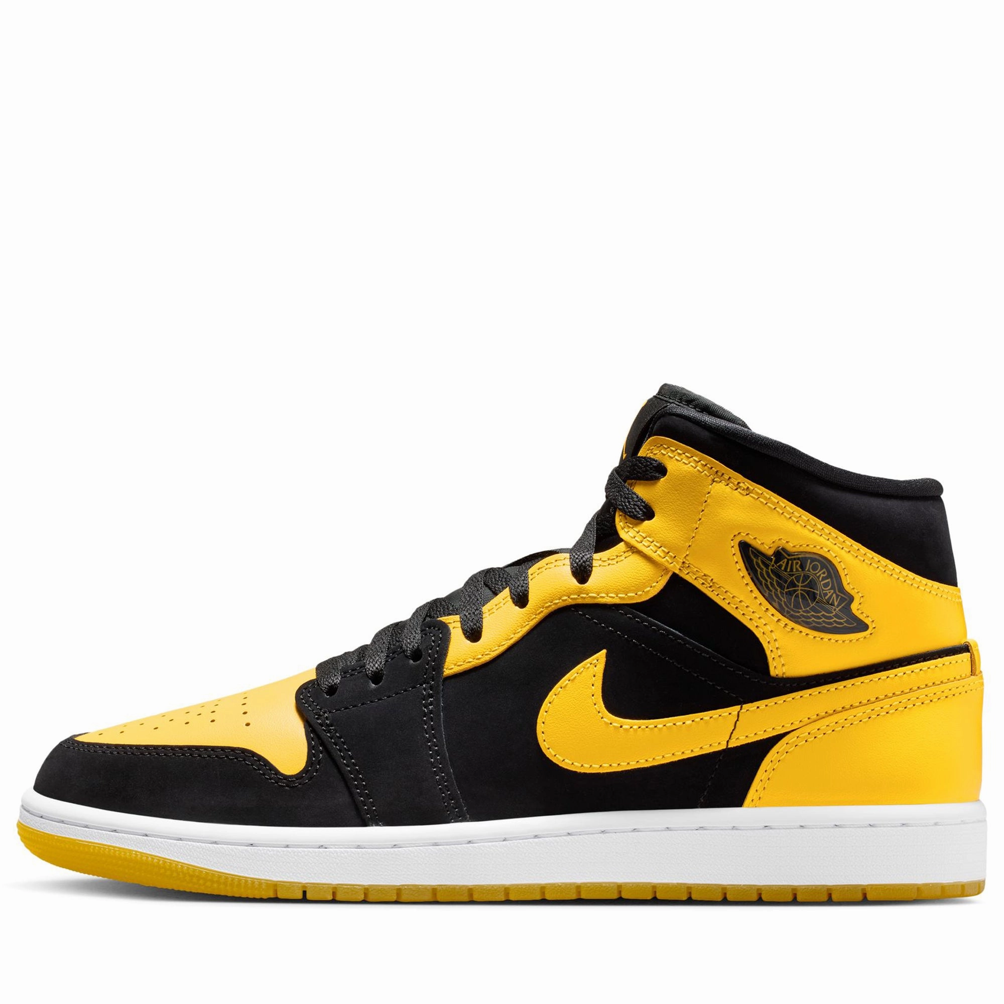 Air Jordan 1 Mid SE - Black/Varsity Maize Air Jordan signature sneakers