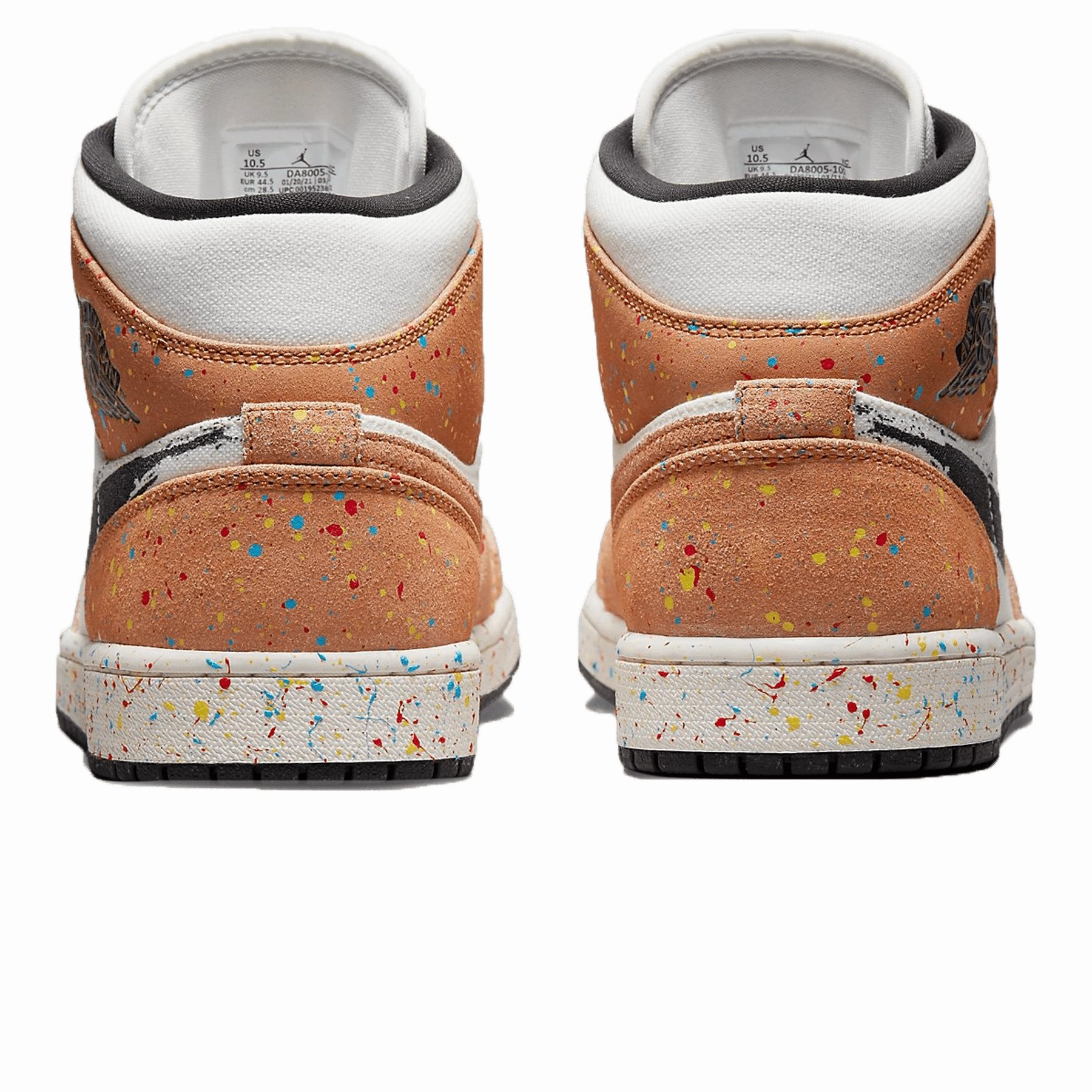 Air Jordan 1 Mid SE 'Brushstroke Paint Splatter' Air Jordan 1 classic sneakers