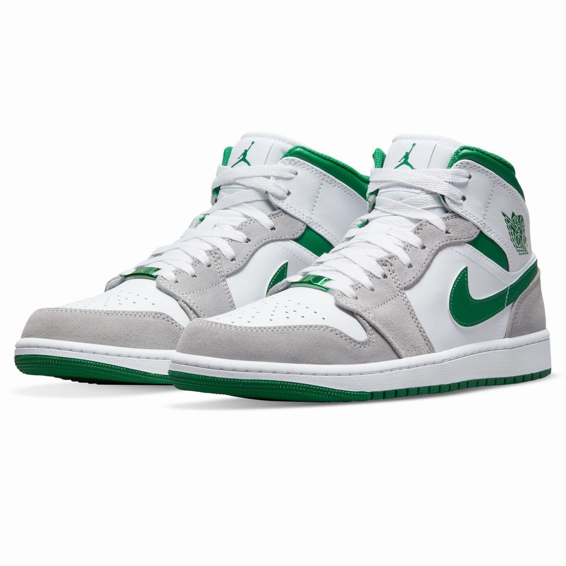 Air Jordan 1 Mid SE 'Grey Pine Green' Air Jordan 1 Mid streetwear shoes