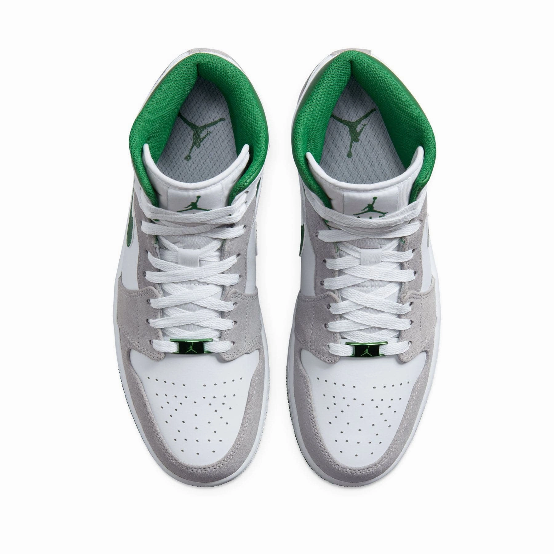 Air Jordan 1 Mid SE 'Grey Pine Green' Air Jordan 1 Mid streetwear shoes