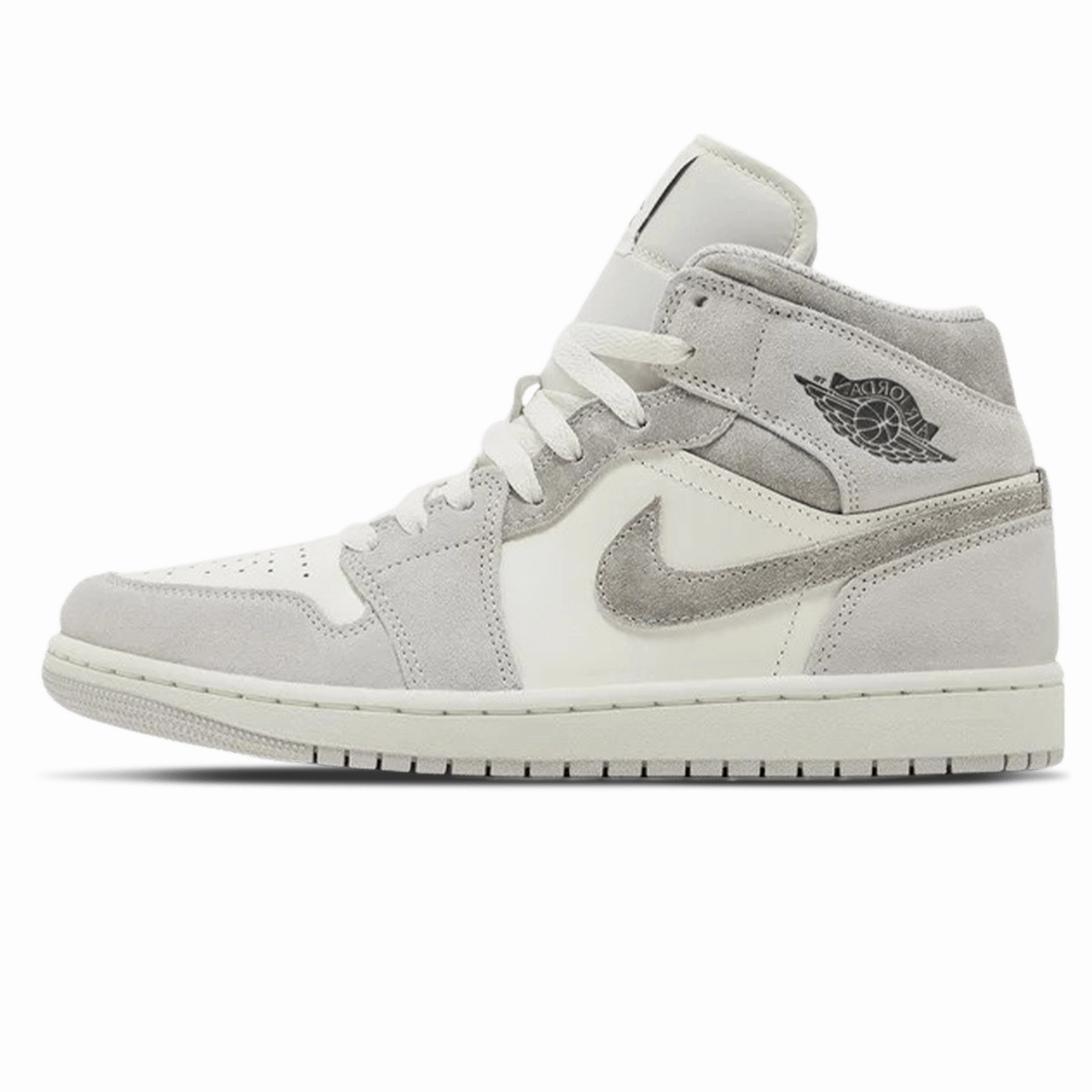Air Jordan 1 Mid SE 'Neutral Grey Sail' Air Jordan 1 sneakers with heritage court style