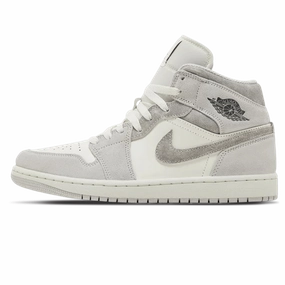Air Jordan 1 Mid SE 'Neutral Grey Sail' Air Jordan 1 sneakers with heritage court style