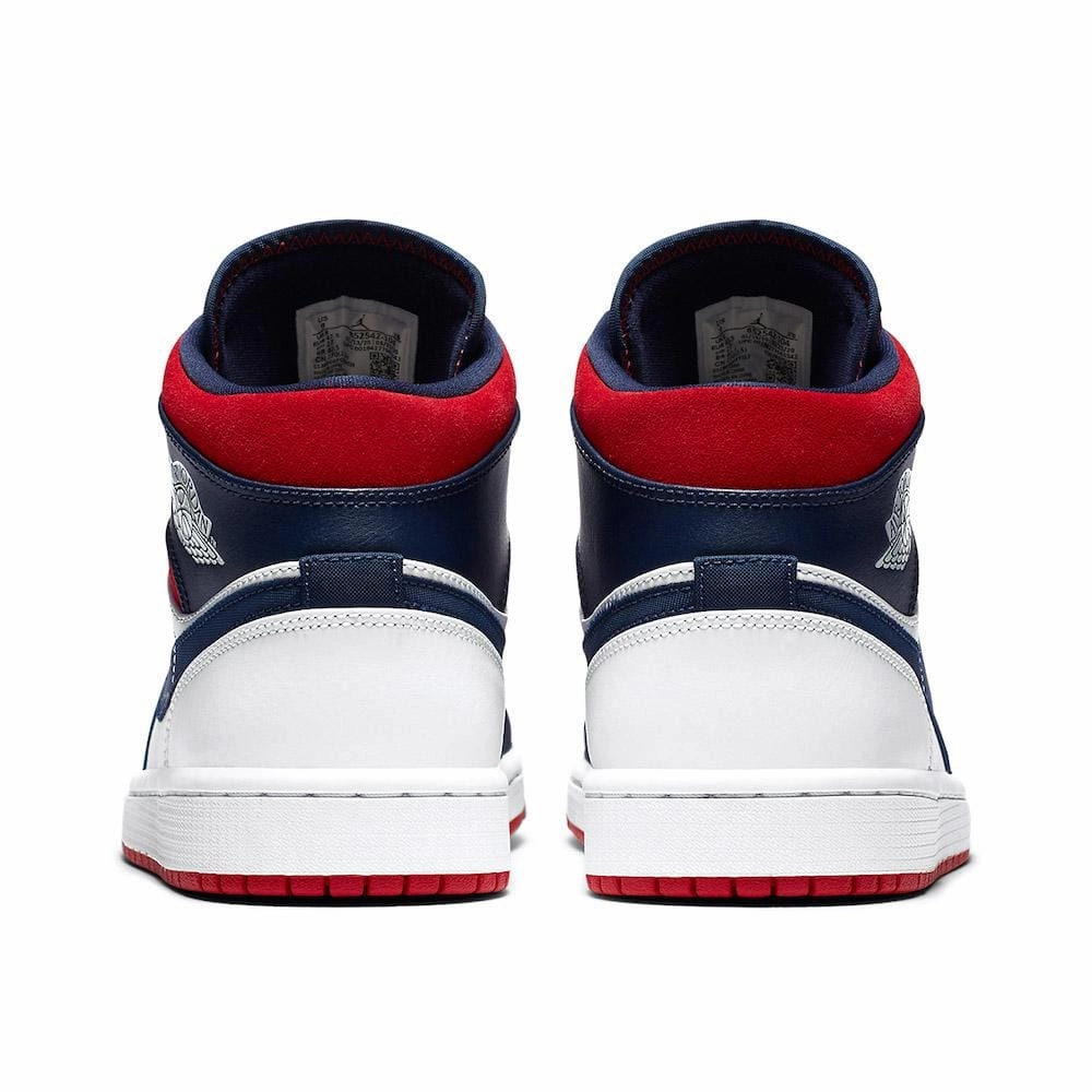 Air Jordan 1 Mid SE ??Olympic USA?? Air Jordan 1 vintage style sneakers