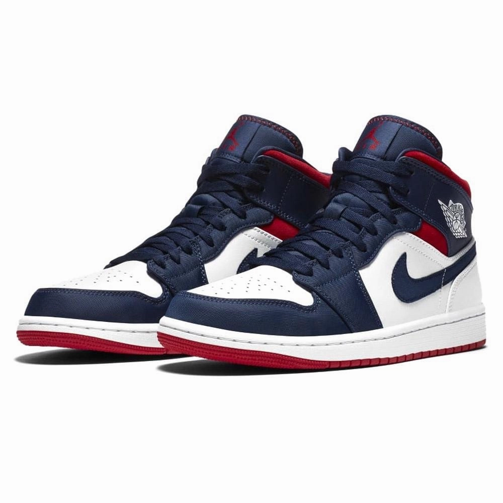 Air Jordan 1 Mid SE ??Olympic USA?? Air Jordan 1 vintage style sneakers