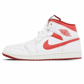Air Jordan 1 Mid SE 'White Dune Red' Air Jordan 1 Mid versatile shoes for daily wear