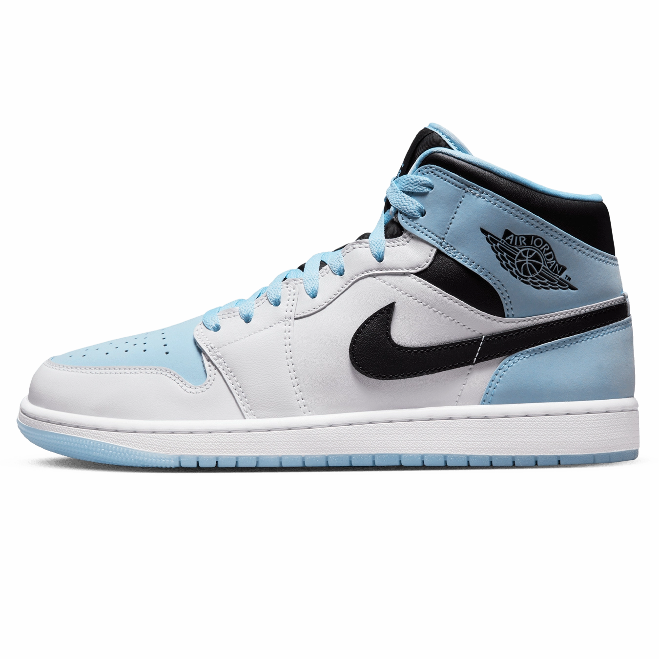 Air Jordan 1 Mid SE 'White Ice Blue' Air Jordan 1 timeless sneakers for Jordan fans
