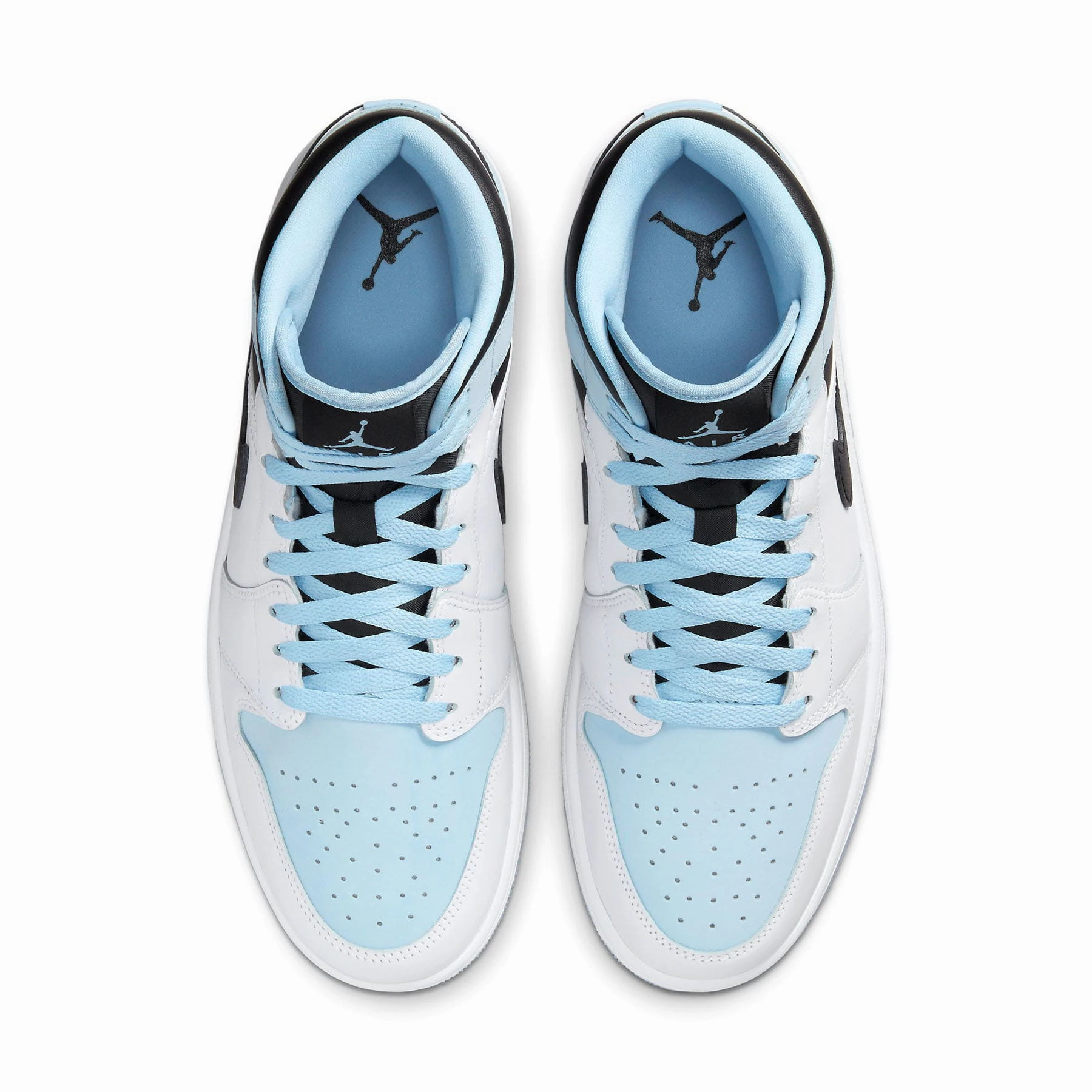Air Jordan 1 Mid SE 'White Ice Blue' Air Jordan 1 vintage style sneakers