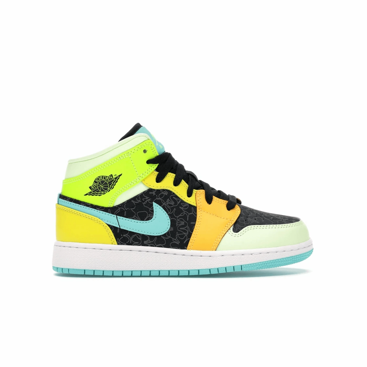 Air Jordan 1 Mid SE Aurora Green Air Jordan 1 Mid sneakers with bold retro vibes