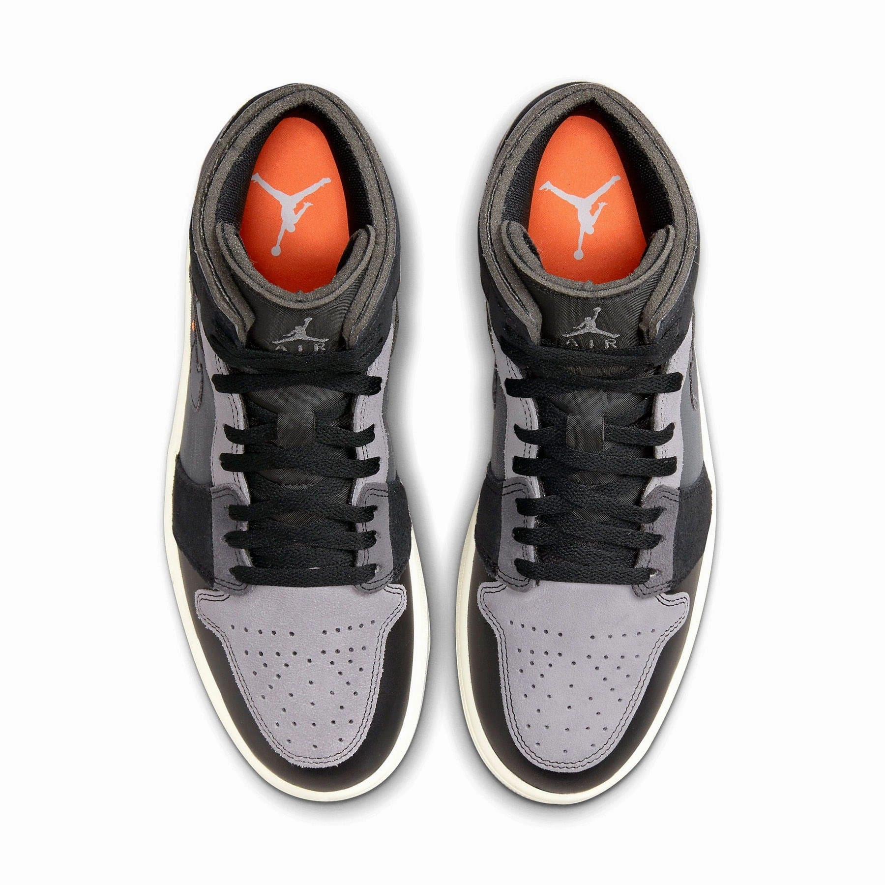 Air Jordan 1 Mid SE Craft 'Inside Out - Black' Air Jordan 1 classic sneakers