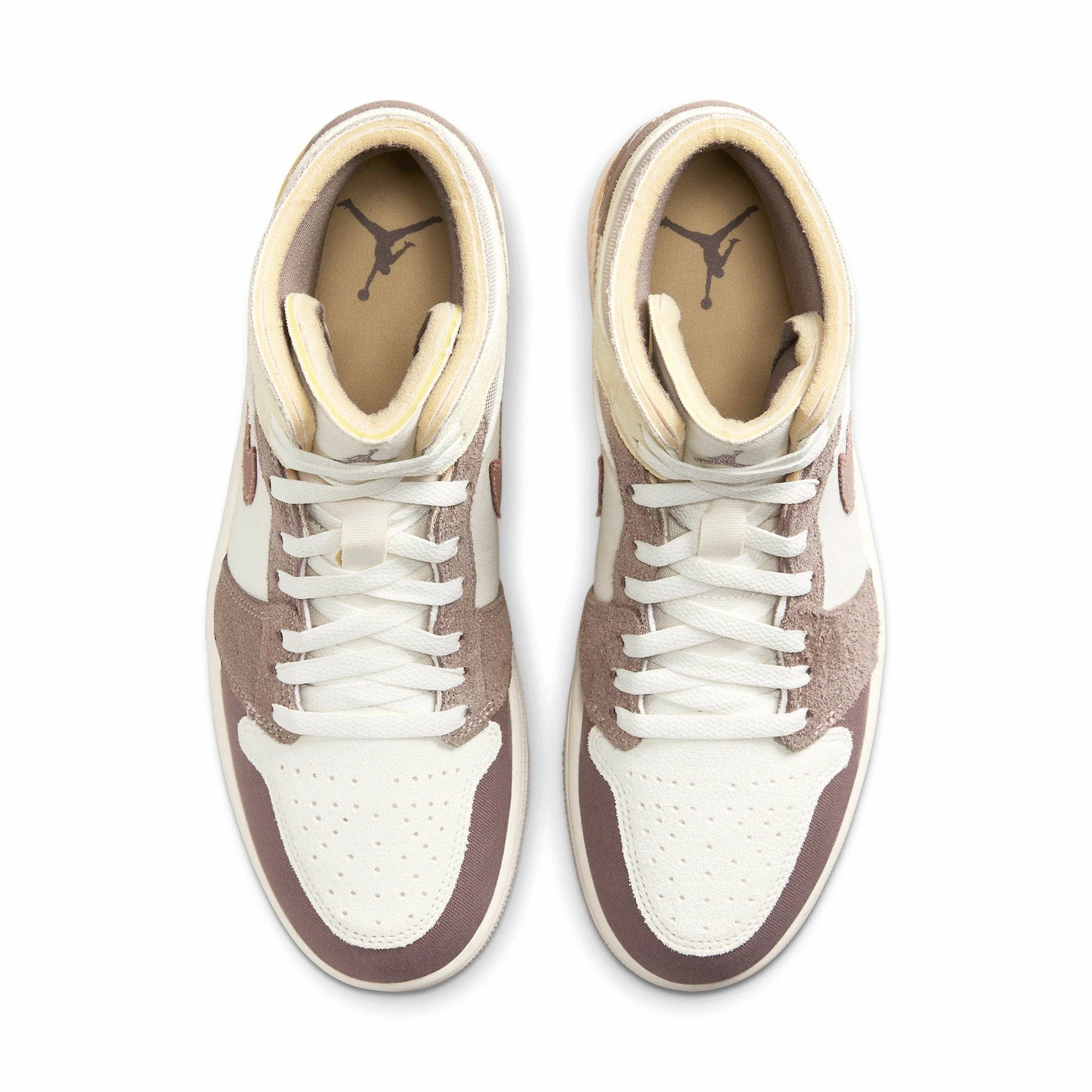 Air Jordan 1 Mid SE Craft 'Inside Out - Taupe Haze' Air Jordan 1 classic sneakers