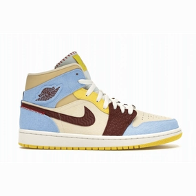 Air Jordan 1 Mid SE Fearless Maison Chateau Rouge Air Jordan 1 Mid sneakers with bold retro vibes