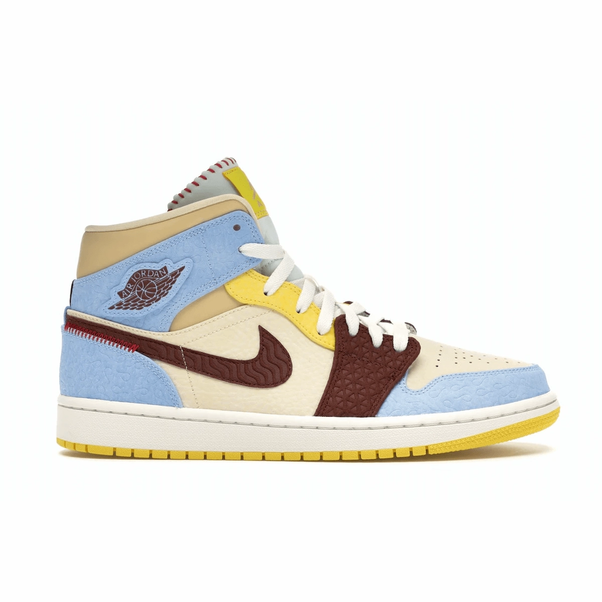 Air Jordan 1 Mid SE Fearless Maison Chateau Rouge Air Jordan 1 Mid sneakers with bold retro vibes