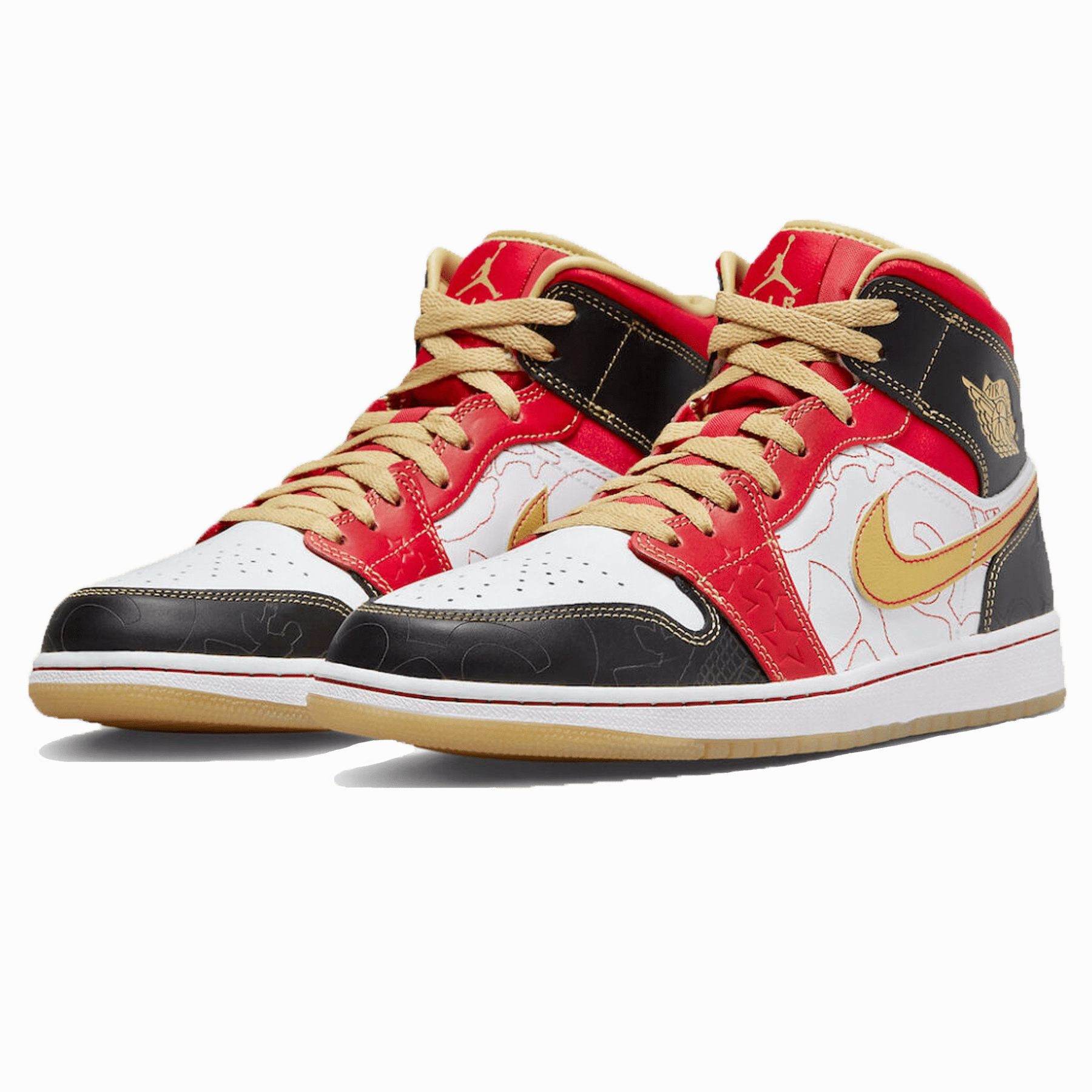Air Jordan 1 Mid SE GC 'XQ 2022' Air Jordan 1 Mid streetwear shoes