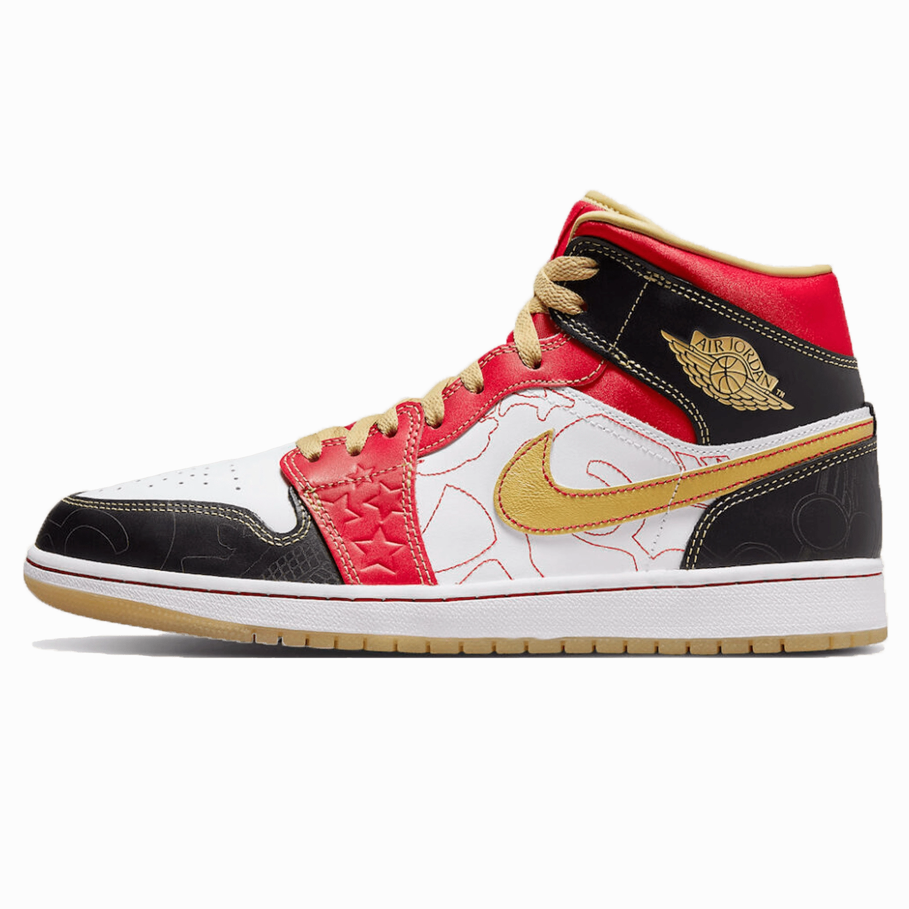 Air Jordan 1 Mid SE GC 'XQ 2022' Air Jordan 1 Mid versatile shoes for daily wear