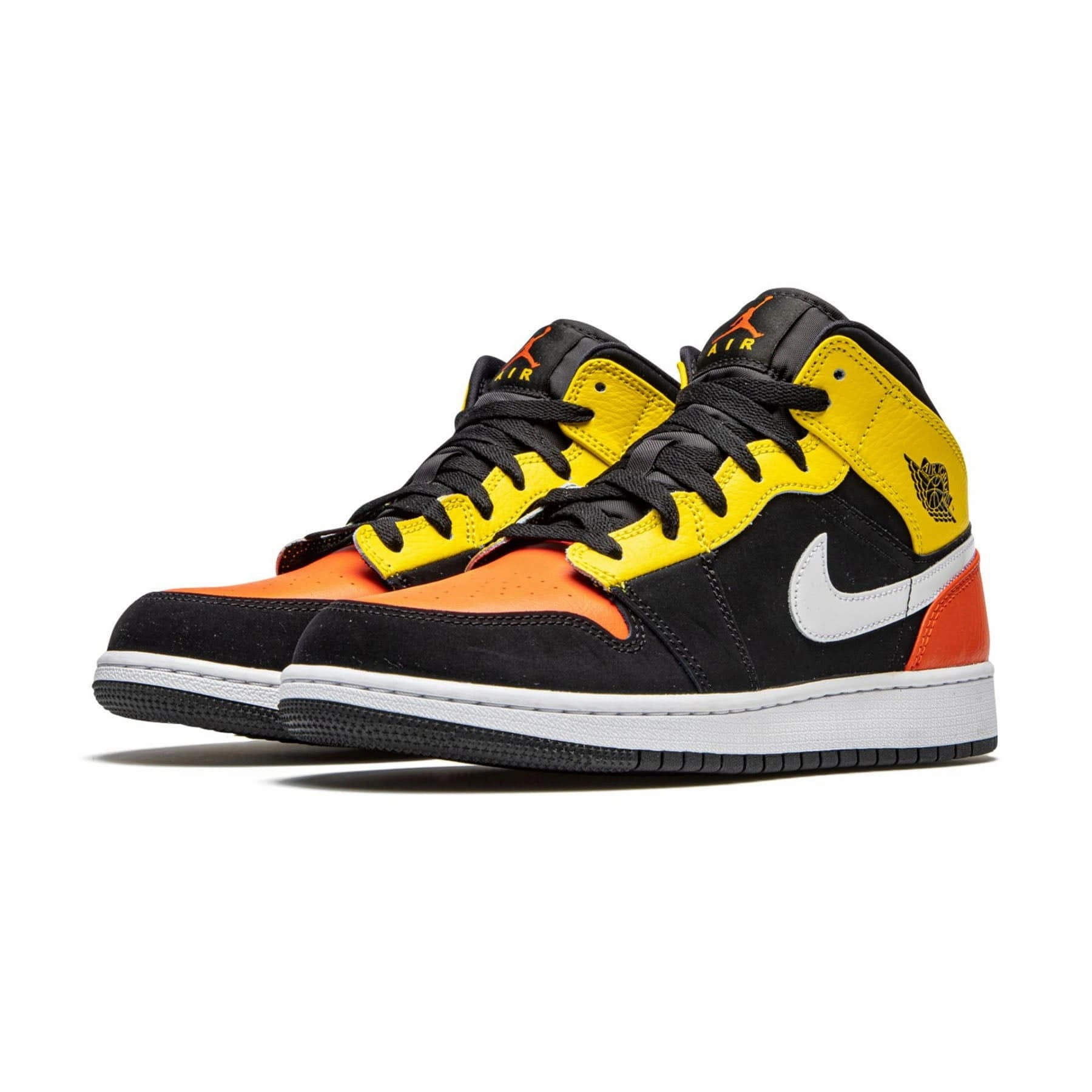 Air Jordan 1 Mid SE GS 'Amarillo Team Orange' Air Jordan 1 classic sneakers