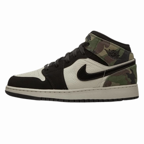 Air Jordan 1 Mid SE GS 'Camo' Air Jordan 1 timeless sneakers for Jordan fans