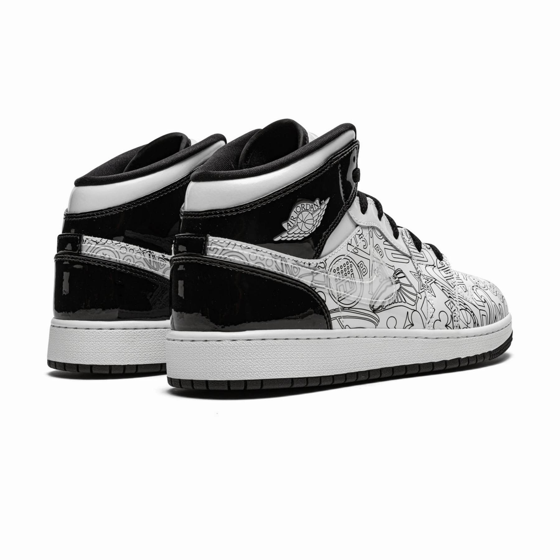 Air Jordan 1 Mid SE GS 'DIY' Air Jordan 1 classic sneakers