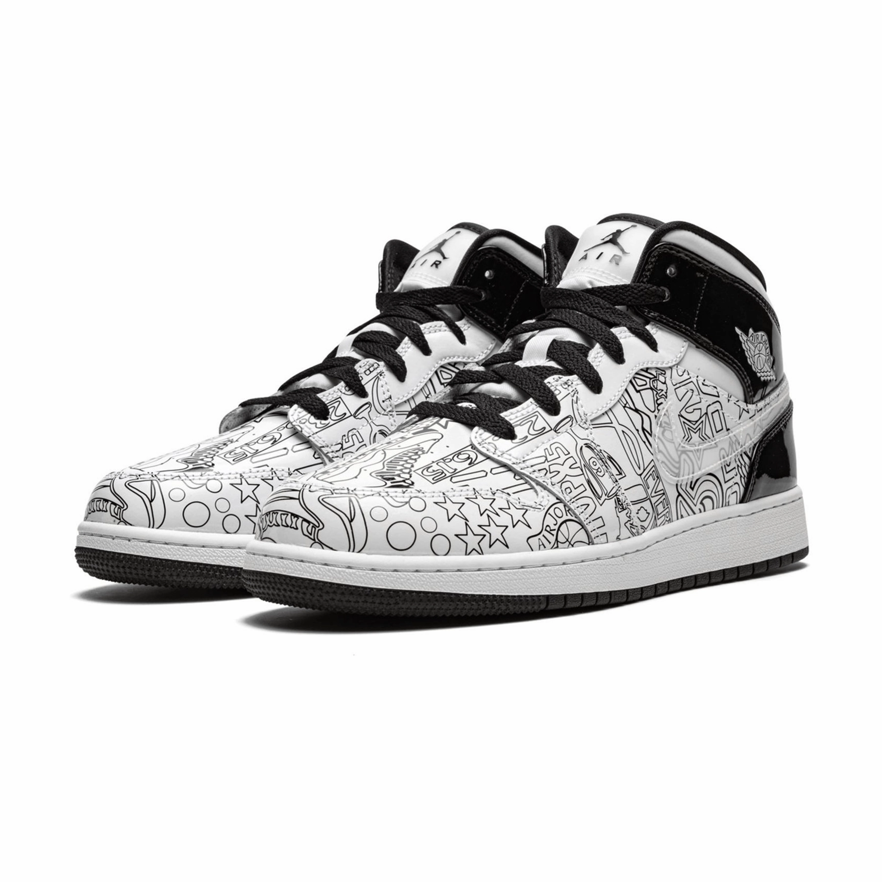 Air Jordan 1 Mid SE GS 'DIY' Air Jordan 1 classic sneakers