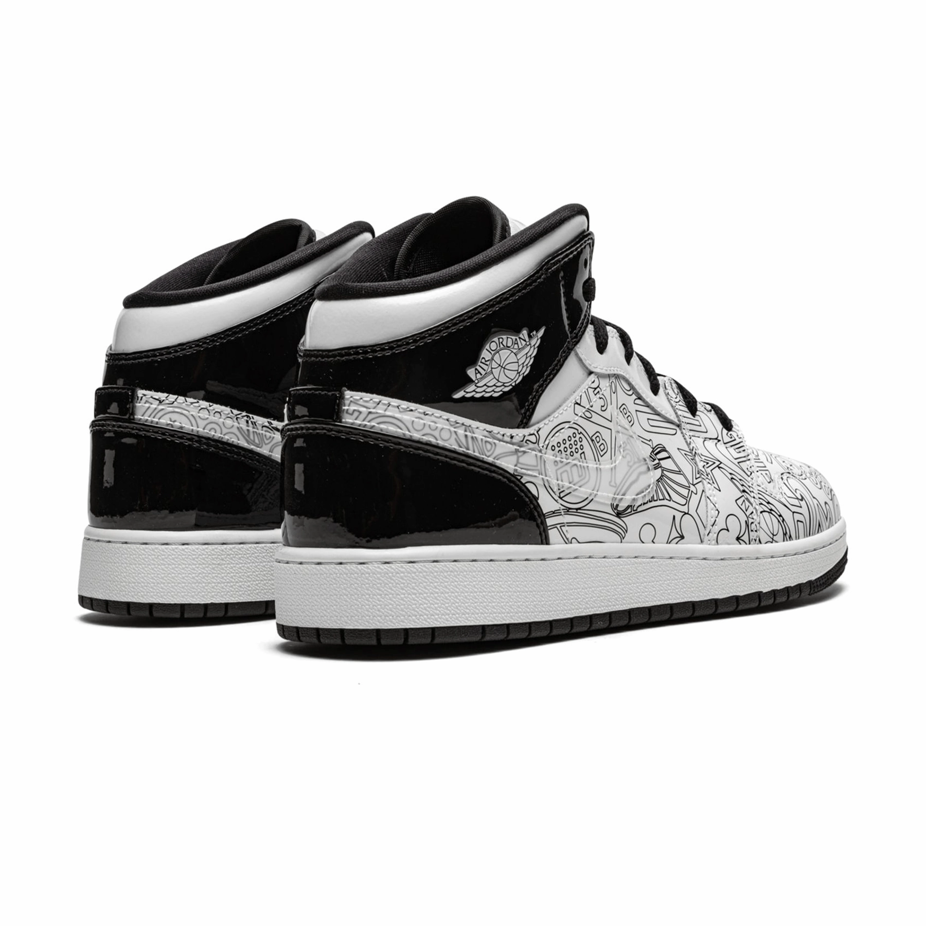 Air Jordan 1 Mid SE GS 'DIY' Air Jordan 1 Mid streetwear shoes