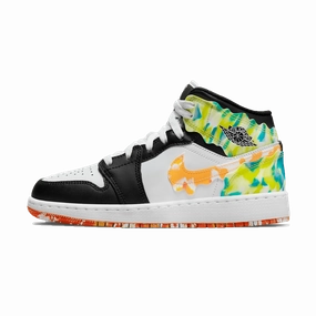 Air Jordan 1 Mid SE GS 'Drip' Air Jordan 1 timeless sneakers for Jordan fans
