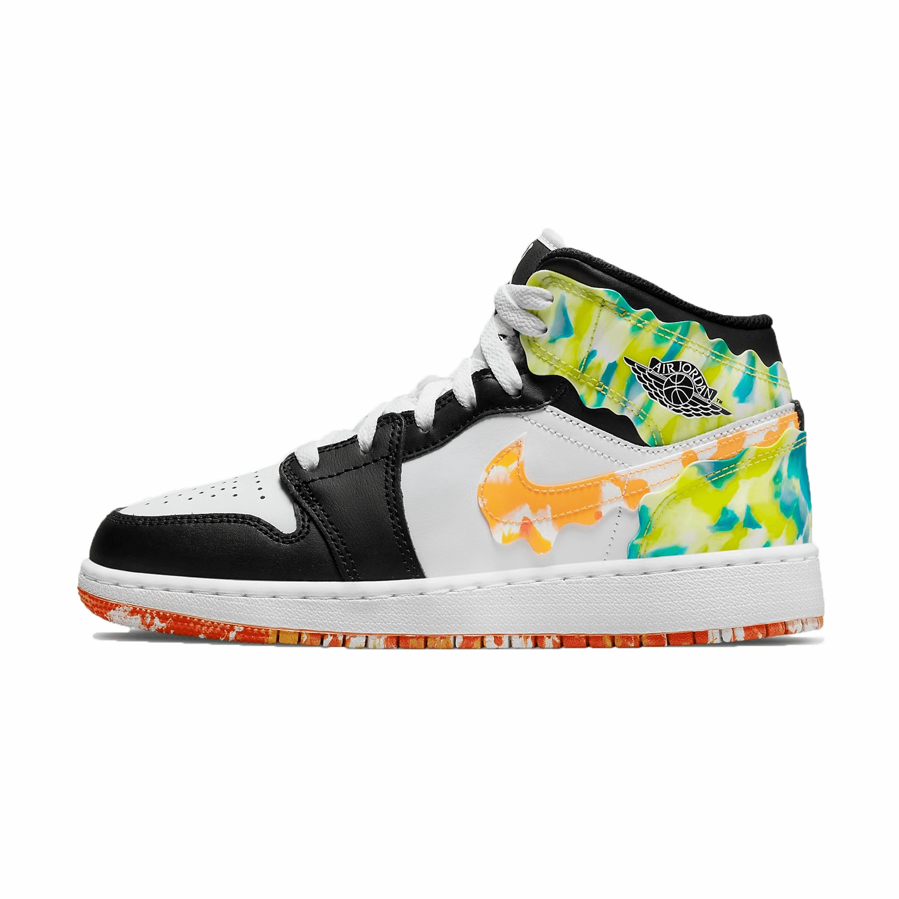 Air Jordan 1 Mid SE GS 'Drip' Air Jordan 1 timeless sneakers for Jordan fans