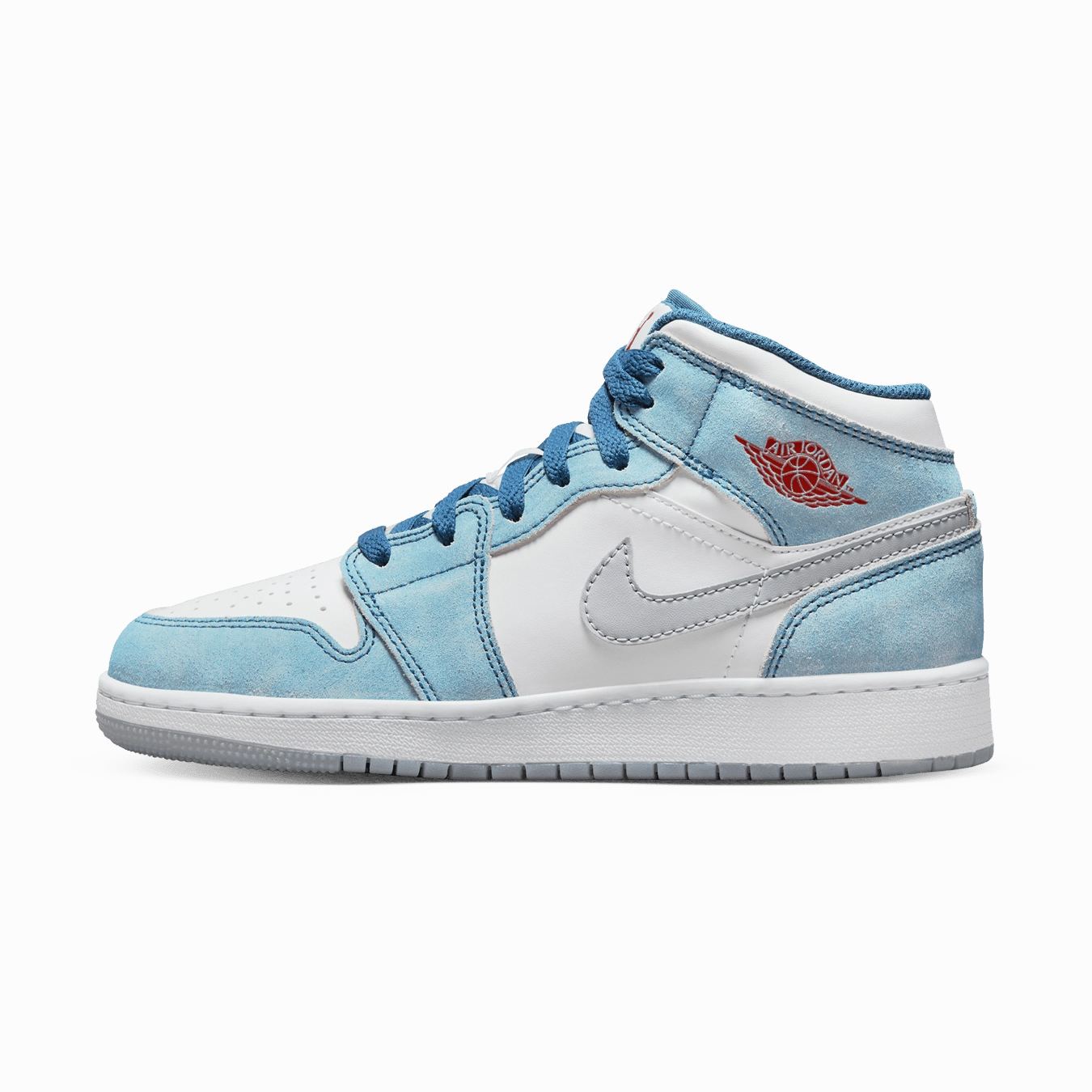 Air Jordan 1 Mid SE GS 'French Blue' Air Jordan 1 timeless sneakers for Jordan fans
