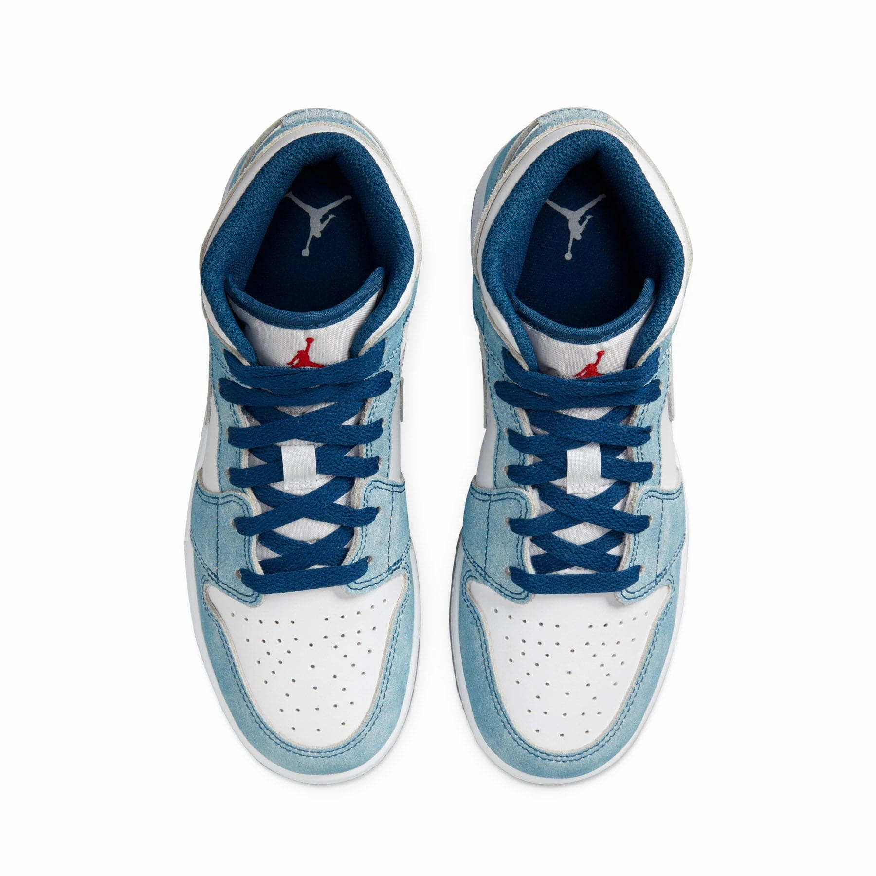Air Jordan 1 Mid SE GS 'French Blue' Air Jordan 1 vintage style sneakers