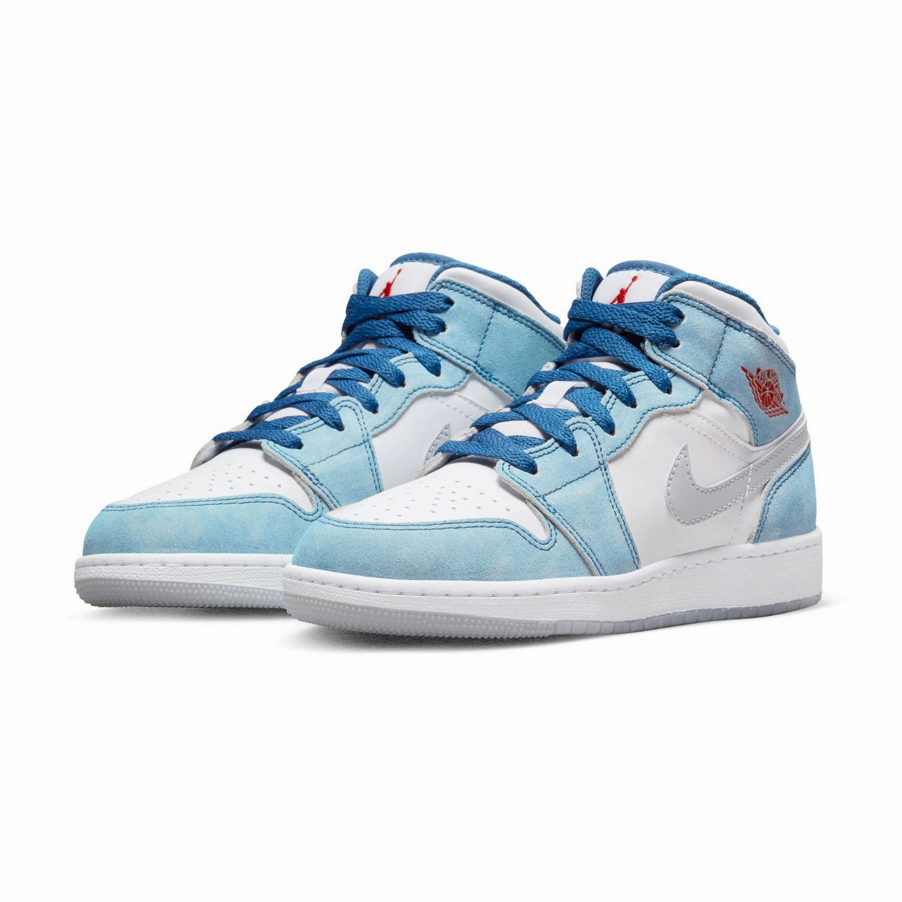 Air Jordan 1 Mid SE GS 'French Blue' Air Jordan 1 vintage style sneakers