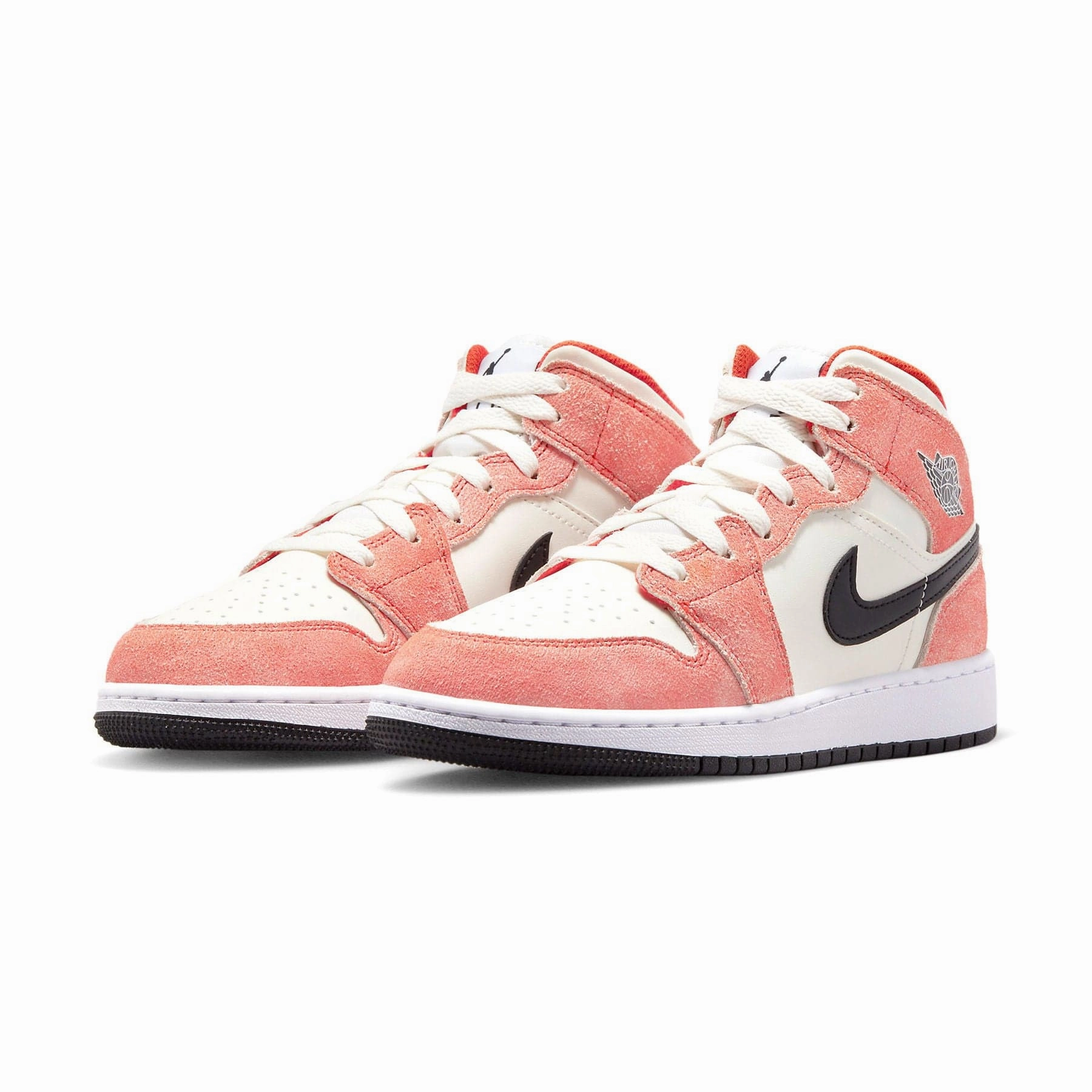 Air Jordan 1 Mid SE GS 'Orange Suede' Air Jordan 1 classic sneakers