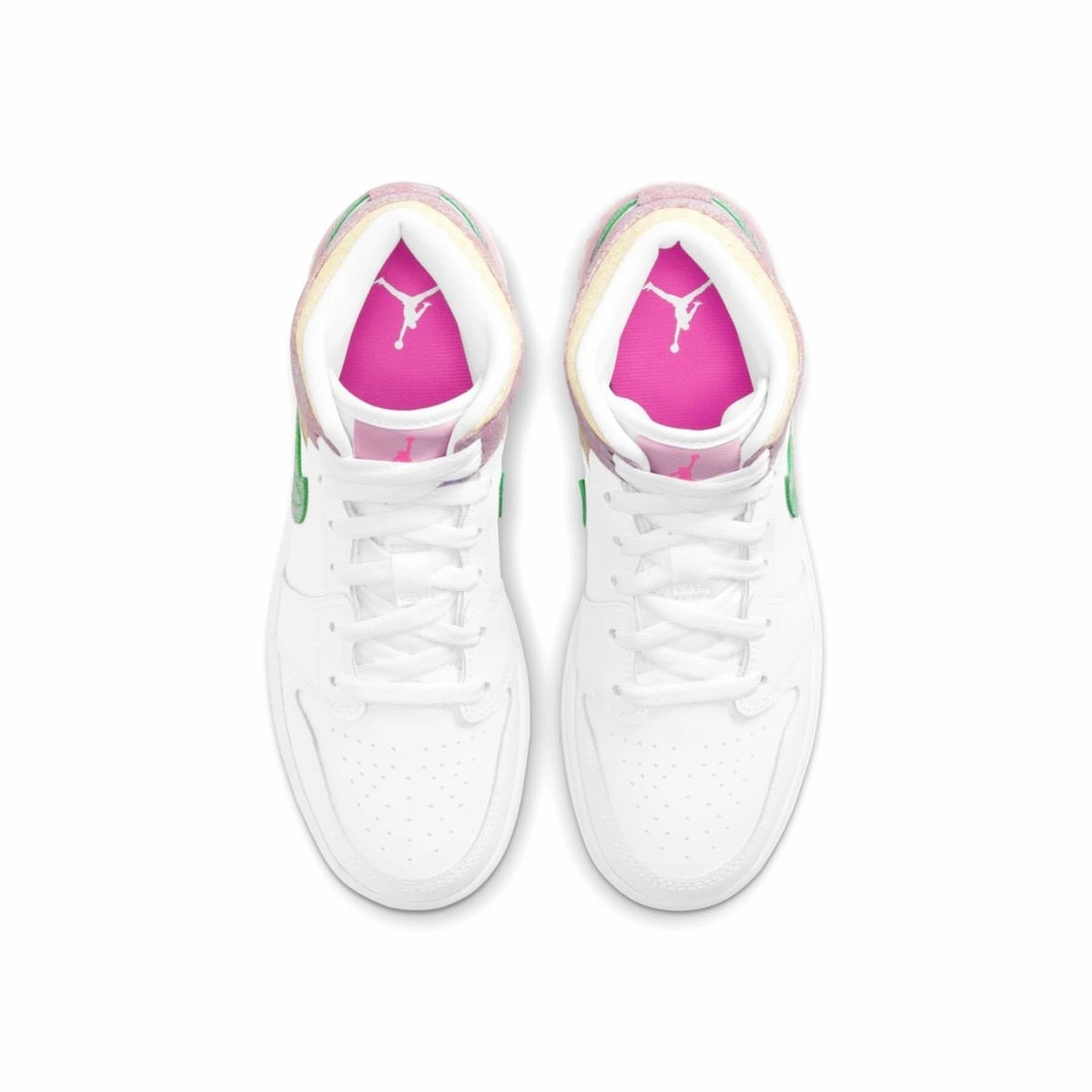 Air Jordan 1 Mid SE GS 'Paint Drip' Air Jordan 1 Mid streetwear shoes