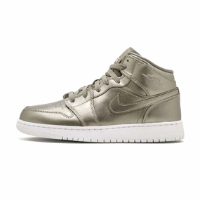 Air Jordan 1 Mid SE GS 'Sepia Stone' Air Jordan 1 Mid versatile shoes for daily wear