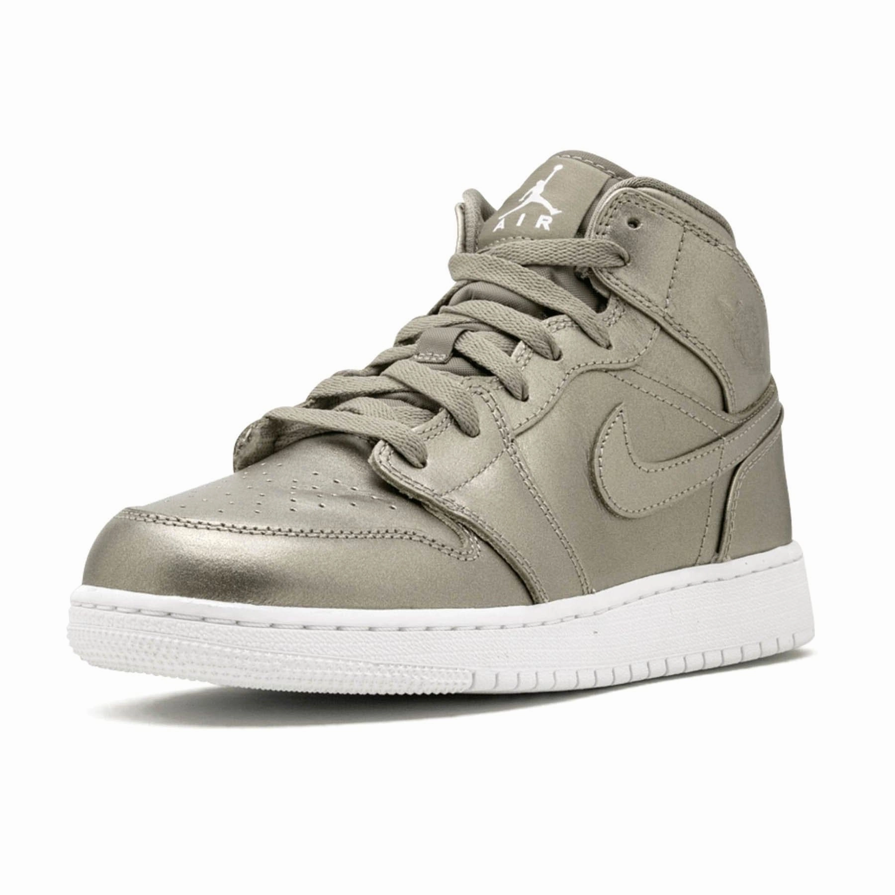 Air Jordan 1 Mid SE GS 'Sepia Stone' Air Jordan 1 Mid streetwear shoes