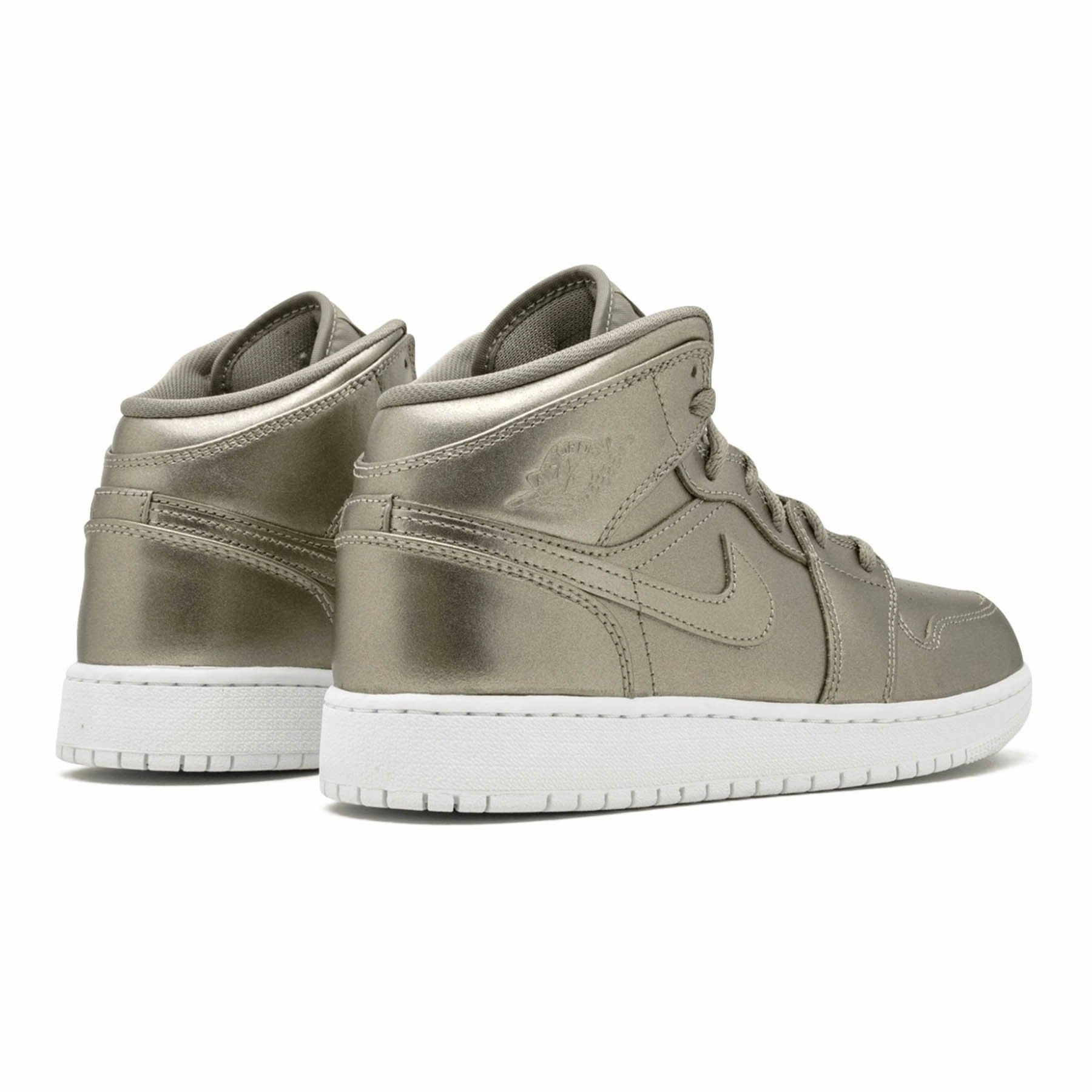 Air Jordan 1 Mid SE GS 'Sepia Stone' Air Jordan 1 Mid streetwear shoes