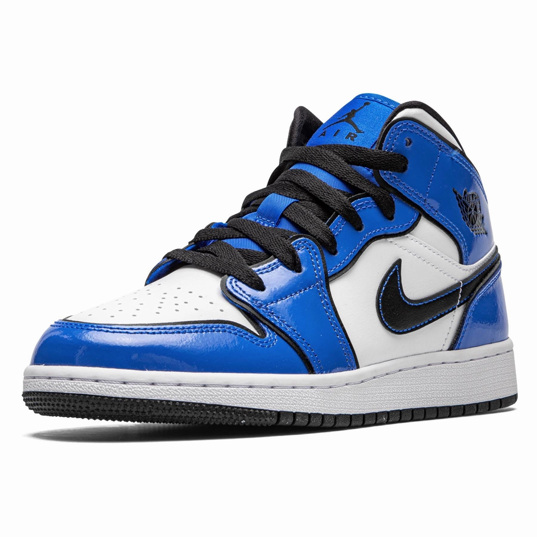 Air Jordan 1 Mid SE GS 'Signal Blue' Air Jordan 1 vintage style sneakers