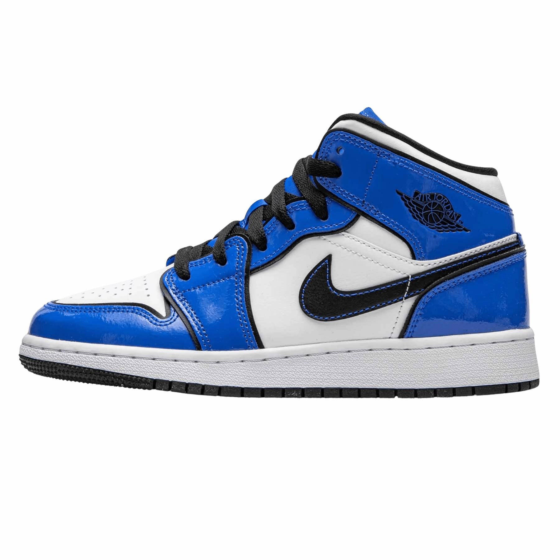 Air Jordan 1 Mid SE GS 'Signal Blue' Air Jordan 1 timeless sneakers for Jordan fans